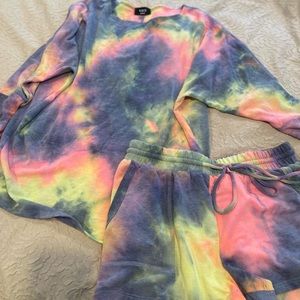 Vici lounge wear set tie dye size large